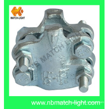 Pipe Clamp Types Carbon Steel 4 Bolts Interlock Clamp